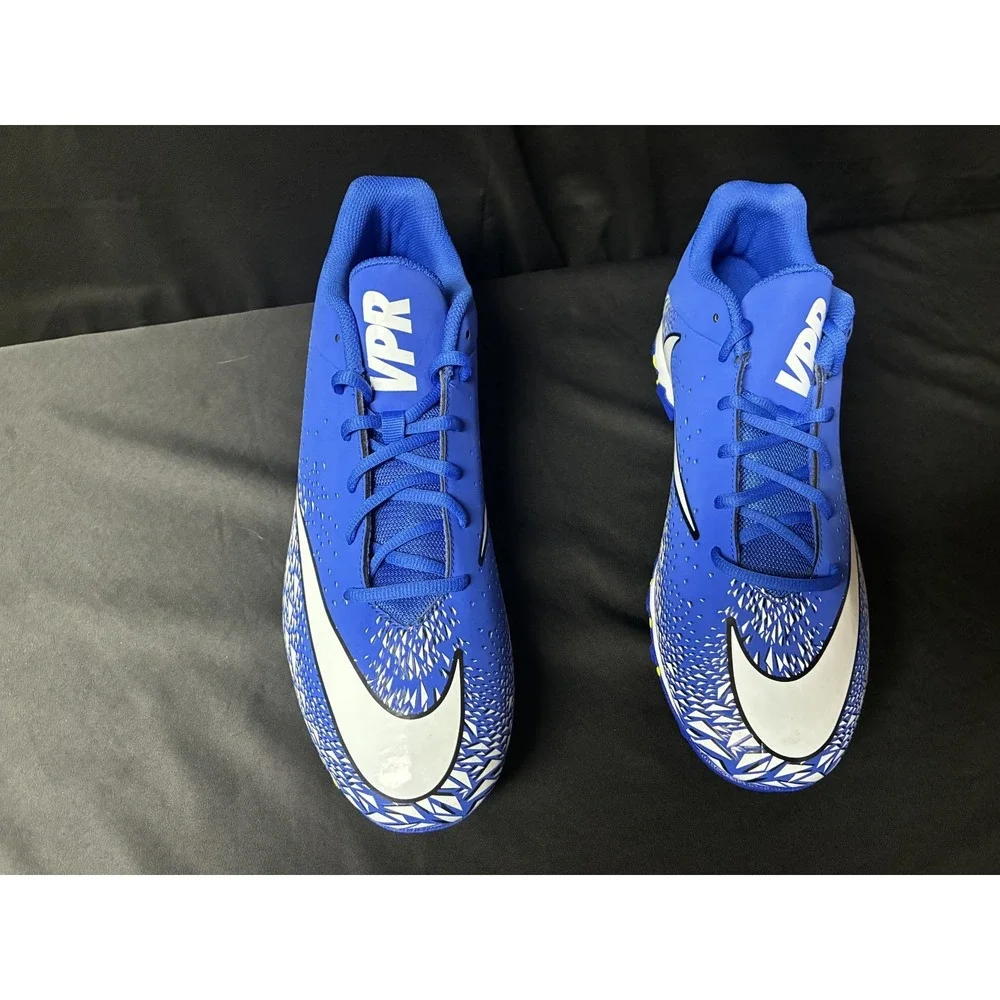 Nike VPR Fastflex Cleats Football Soccer Shoes Mens Blue 833391-410 Size 13 NEW